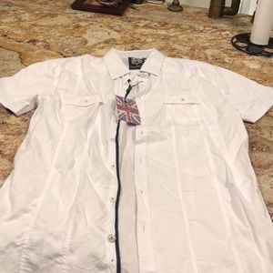 English Laundry short sleeve button down